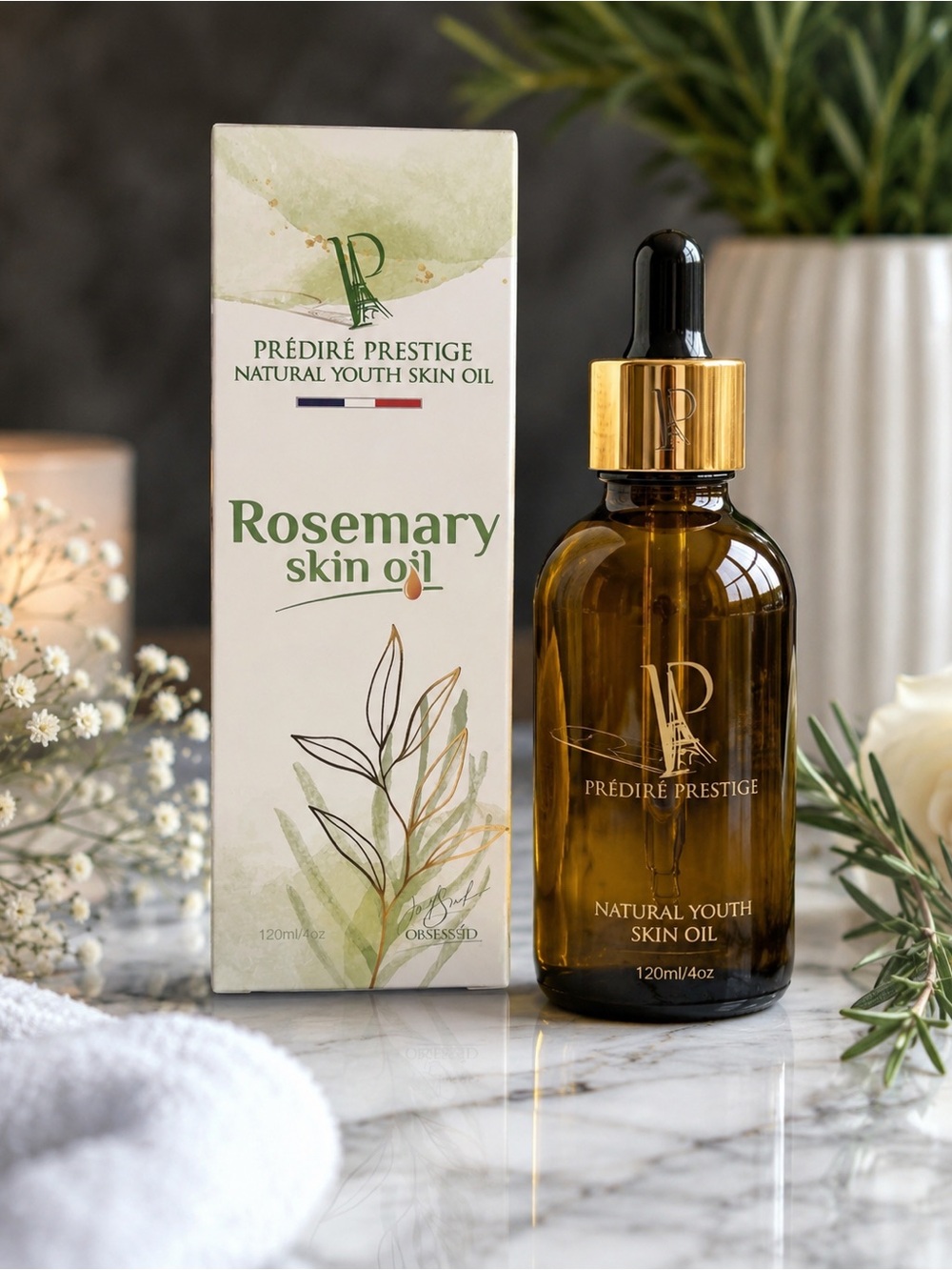 Prédiré Prestige Rosemary Natural Youth Skin Oil